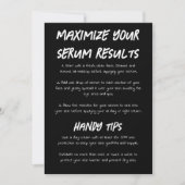 Vorlage für schwarze Serum (Vorderseite)