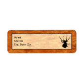 Vorlage für schwarze Spideradressen (Vorne)