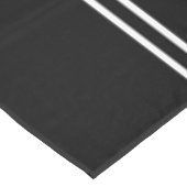 Vorlage für schwarze und weiße Skripte Tischdecke (Schrägansicht)