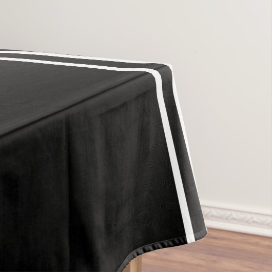 Vorlage für schwarze und weiße Skripte Tischdecke (Beispiel)