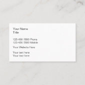 Vorlage für Servicekarten für Heimtiere Visitenkarte (Rückseite)