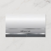 Vorlage für Silbermetall Visitenkarte (Rückseite)