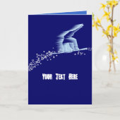 Vorlage für Snowboarder-Grußkarten (Gelbe Blume)