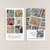 Vorlage für soziale Medien mit QR Visitenkarte