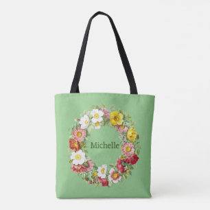 Vorlage für Springtime-Blumenmuster Tasche