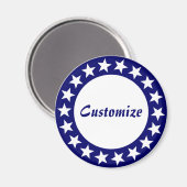 Vorlage für Sterne anzeigen Magnet (Vorderseite/Rückseite)