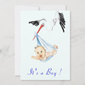 Vorlage für Storch- und Babydusche (Rückseite)