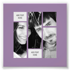 Vorlage für Text im Mauve-Foto - Übertragung auf e Fotodruck