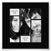 Vorlage für Text im Schwarzen Foto - Übertragung a (Vorne)