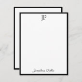 Vorlage für Text mit monografischer Schriftzeichen (Vorne/Hinten)