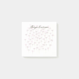 Vorlage für Tiny Pink-Blume Post-it®-Anmerkungen Post-it Klebezettel