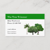 Vorlage für Tree Trimming Services Business Card Visitenkarte (Vorderseite)