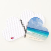 Vorlage für trendy Watercolor Nature Seascape Wave Notizblock (Innenseite)