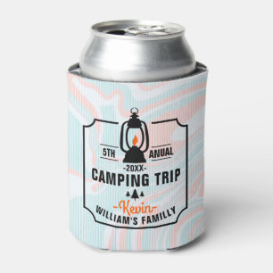 Vorlage für Trip-Text-Camping in der Familie Dosenkühler