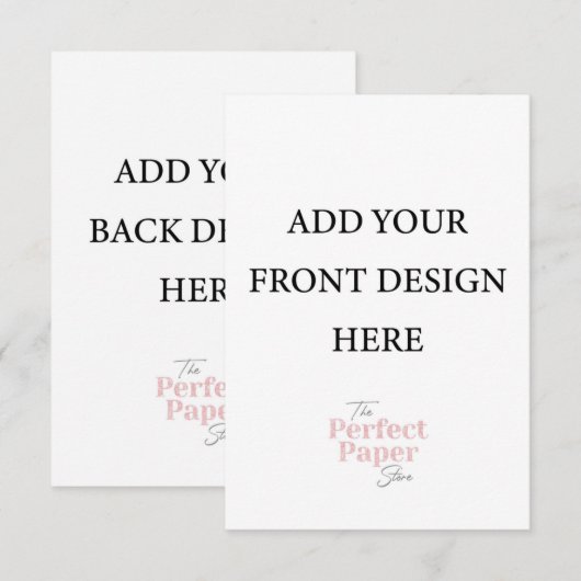 Vorlage für Umschließungs- oder Antwortkarten (3,5 (Vorne/Hinten)