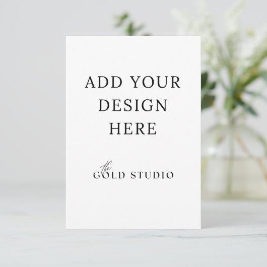 Vorlage für Umschließungs- oder Antwortkarten (3,5 (Stehend Vorderseite)