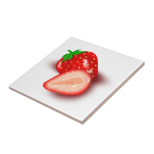 Vorlage für veränderbare Bilder Erdbeerfrucht Fliese (Seite)