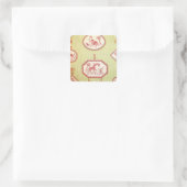 Vorlage für Vintage Circus Sticker (Tasche)