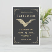 Vorlage für Vintage-Halloween-Partyflyer (Stehend Vorderseite)