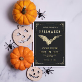 Vorlage für Vintage-Halloween-Partyflyer