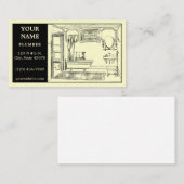 Vorlage für Vintage Klempner Visitenkarte (Vorne/Hinten)