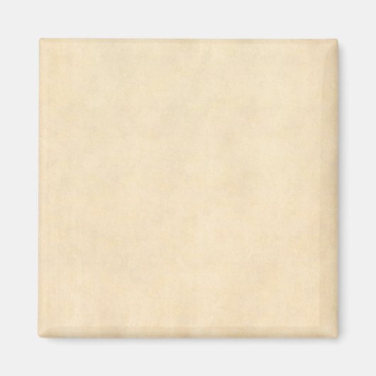 Vorlage für Vintages Buckskin Tan-Leder-Pergament Magnet (Vorne)