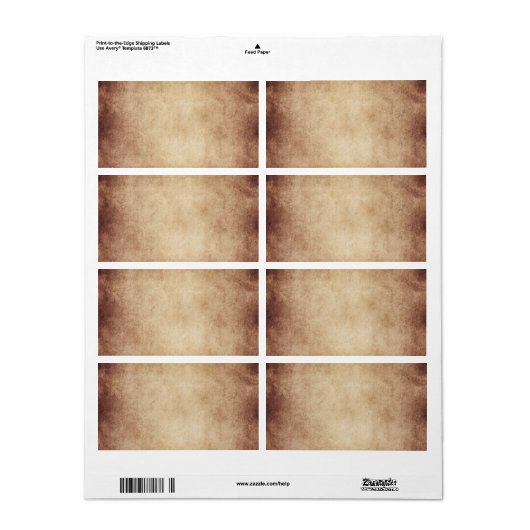 Vorlage für Vintages Pergament (Vorne)