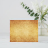 Vorlage für Vintages Pergament Postkarte (Stehend Vorderseite)