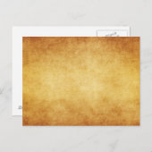 Vorlage für Vintages Pergament Postkarte (Vorne/Hinten)
