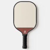 Vorlage für Vintages Pickleball-Paddel Pickleball Schläger (Rückseite)
