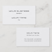 Vorlage für Visitenkarte Unterschrift UV-Matte (Vorne/Hinten)