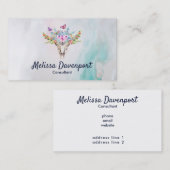 Vorlage für Visitenkarten 2 Visitenkarte (Vorne/Hinten)