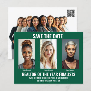 Vorlage für Visitenkarten 5 Foto DIREKT grün Postkarte