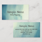 Vorlage für Visitenkarten, abstrakte Farbe Visitenkarte (Vorne/Hinten)