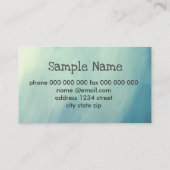 Vorlage für Visitenkarten, abstrakte Farbe Visitenkarte (Rückseite)