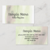 Vorlage für Visitenkarten, abstrakte Farbe Visitenkarte (Vorne/Hinten)