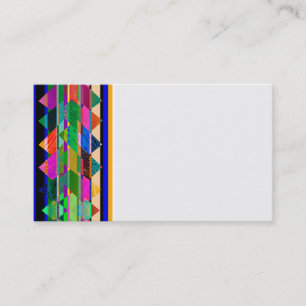Vorlage für Visitenkarten - abstraktes Muster Visitenkarte
