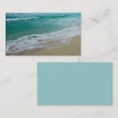Vorlage für Visitenkarten am Meer - Original-Foto Visitenkarte (Vorne/Hinten)
