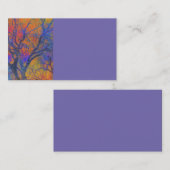 Vorlage für Visitenkarten Art Herbstbaum Visitenkarte (Vorne/Hinten)