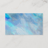 Vorlage für Visitenkarten Blau, Farbe abstrakt Visitenkarte (Rückseite)