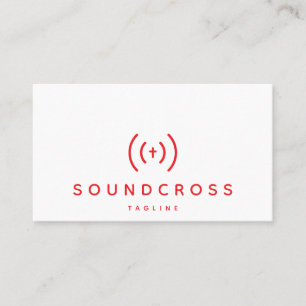 Vorlage für Visitenkarten für Cross- und Sound-Log Visitenkarte