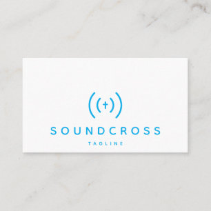 Vorlage für Visitenkarten für Cross- und Sound-Log Visitenkarte