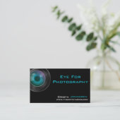 Vorlage für Visitenkarten für Fotografen Visitenkarte (Stehend Vorderseite)