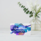 Vorlage für Visitenkarten für Gold Visitenkarte (Stehend Vorderseite)