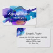 Vorlage für Visitenkarten für Gold Visitenkarte (Vorne/Hinten)