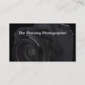 Vorlage für Visitenkarten für kreative Fotografen Visitenkarte (Vorderseite)