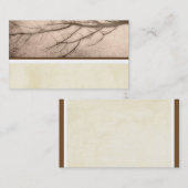 Vorlage für Visitenkarten für Naturkunde Visitenkarte (Vorne/Hinten)