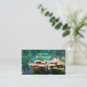 Vorlage für Visitenkarten für Pilzdörfer Visitenkarte (Stehend Vorderseite)