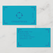 Vorlage für Visitenkarten-Kreuzfokus Visitenkarte (Vorne/Hinten)
