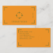 Vorlage für Visitenkarten-Kreuzfokus Visitenkarte (Vorne/Hinten)